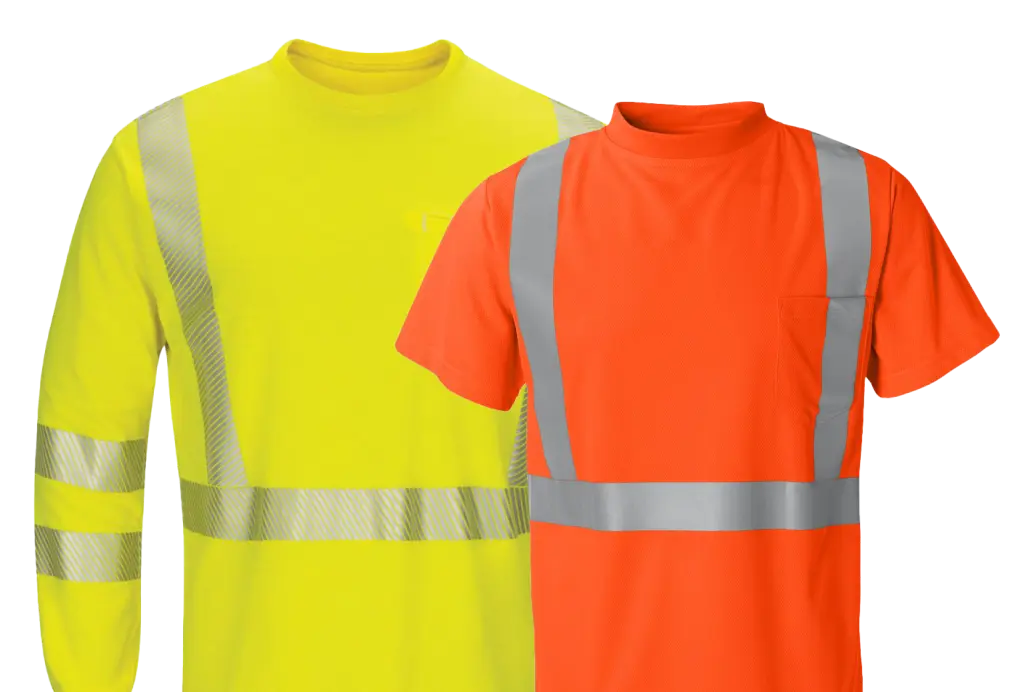 Yellow and orange workwear