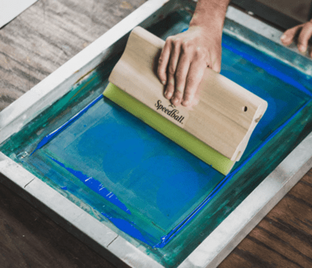 Screen print process